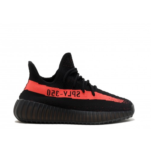 Yeezy 350 V2 Boost Core Black Red Kid