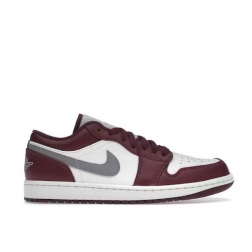 Air Jordan 1 Low Retro White Bordeaux 2022