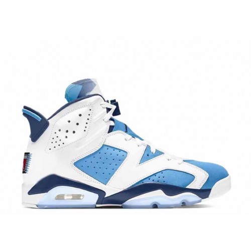 Air Jordan 6 UNC White