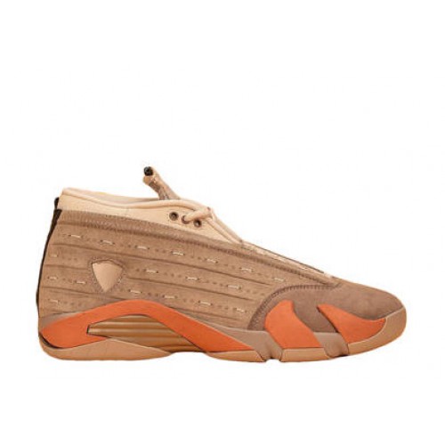 Clot x Air Jordan 14 Low Sepia Stone 2021