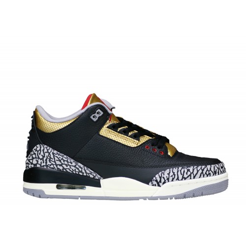 Air Jordan 3 “Black Cement Gold” 2022