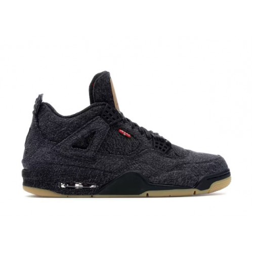 Air Jordan 4 Retro Levi's Black (Levi's Tag)