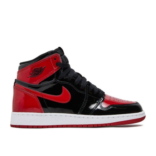 Air Jordan 1 Retro High OG GS Patent Bred 