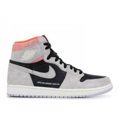 Air Jordan 1 Retro High OG Grey Crimson 2019