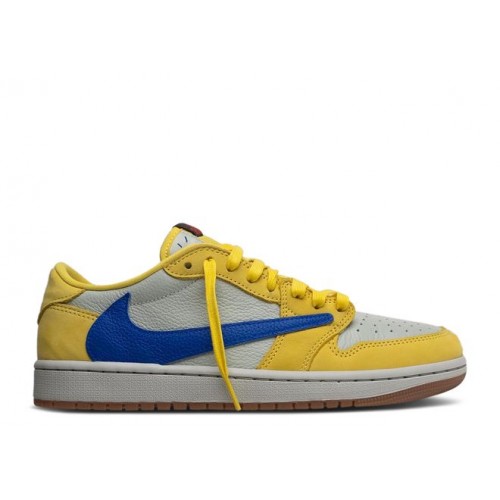 Travis Scott x Air Jordan 1 Retro Low OG SP “Elkins/Canary Yellow”