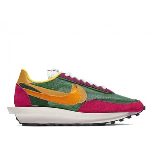 Nike LD Waffle Sacai Green Pink