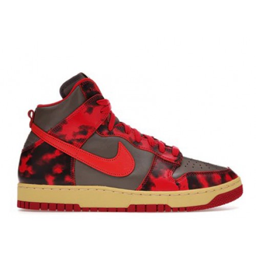 Nike Dunk High 1985 Red Acid Wash