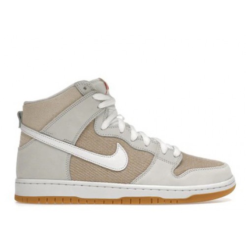 Nike SB Dunk High Pro ISO Orange Label Unbleached Natural