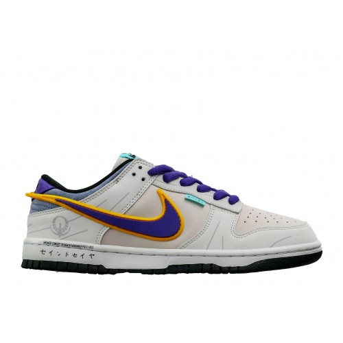 Nike SB Dunk Low & Athena Sail Pink Purple Gold