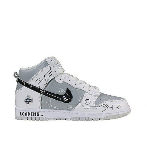 Nike Dunk High “Video Game” White Grey Black PS5 Loading