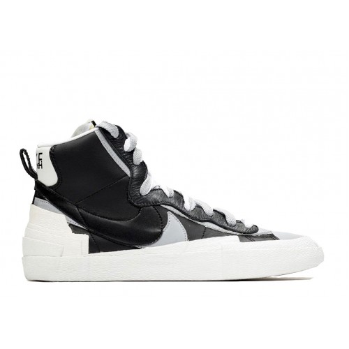 Sacai x Nike Blazer Black Grey