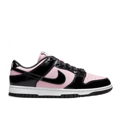 Nike Dunk Low Pink and Black Patent